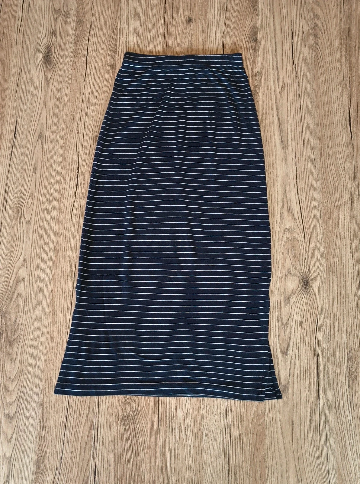 YD gestreepte rok maat 128 | Comfortabele midi/maxi rok | Topstaat |#278